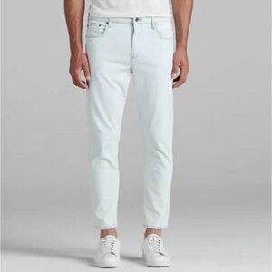 Edwin NWT Maddox Slim Crop Jeans In Outcast Size 38 Denim Mid Rise Stretch